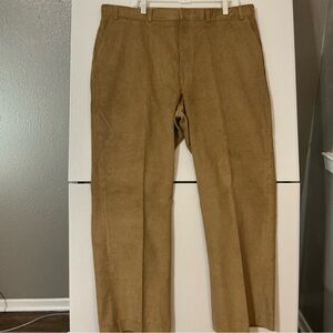 Orvis Corduroy Pants four Pocket Brown Men’s 40x30 Flat Front NEW